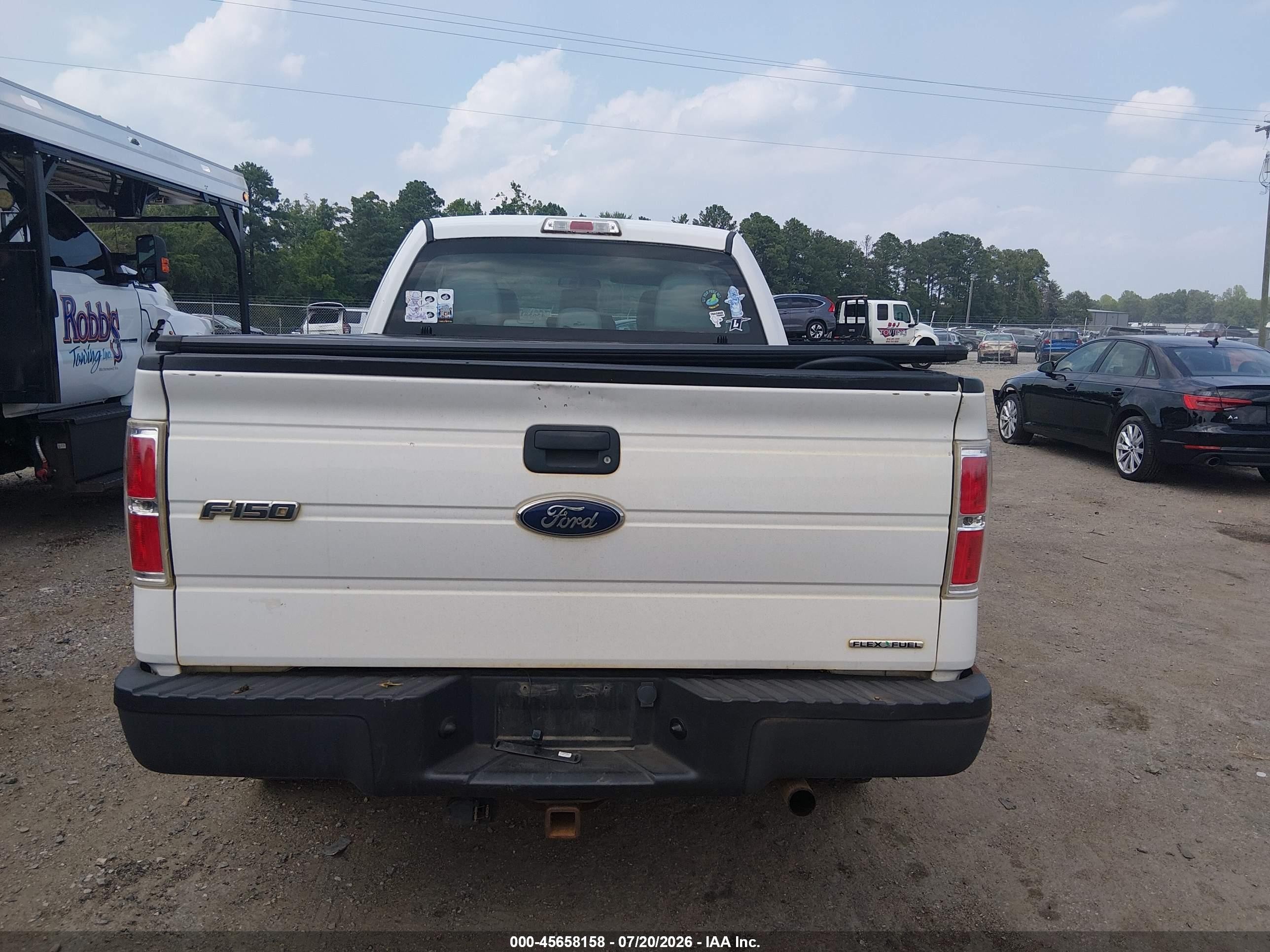 2013 Ford F-150 Xl White vin: 1FTEX1EM2DFA93884