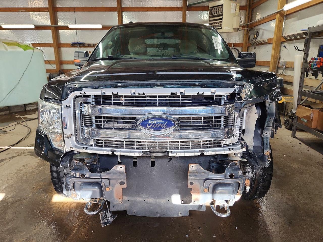 2014 Ford F150 Super Cab Green vin: 1FTEX1EM2EFC48841