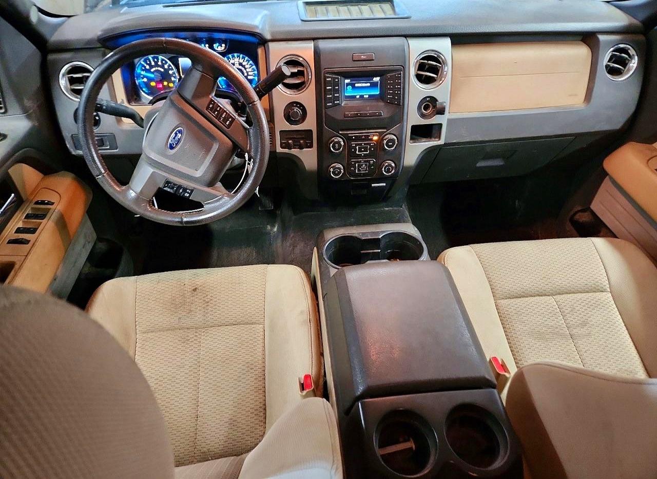 2014 Ford F150 Super Cab Green vin: 1FTEX1EM2EFC48841
