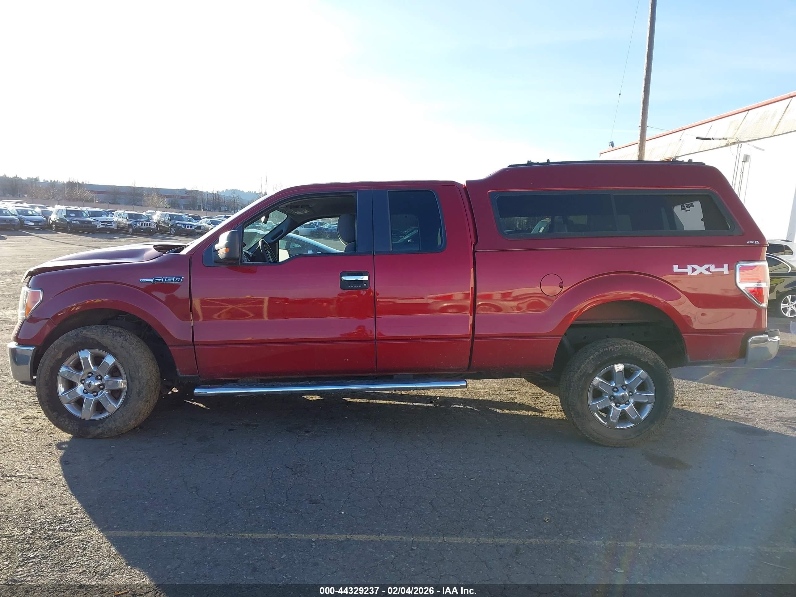 2014 Ford F-150 Xlt Red vin: 1FTEX1EM2EFC96341