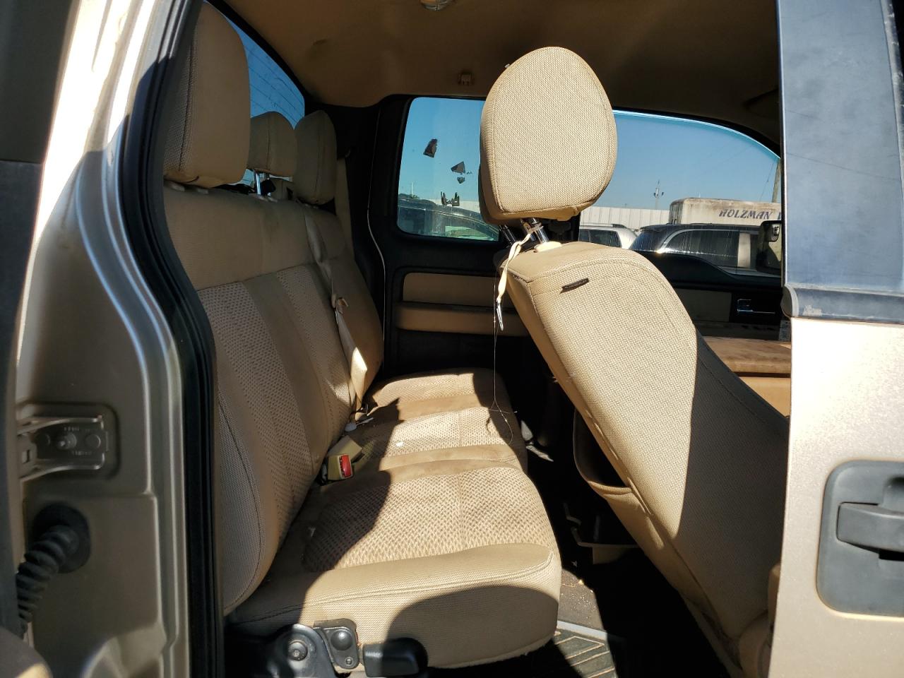2014 Ford F150 Super Cab Tan vin: 1FTEX1EM2EKG12179