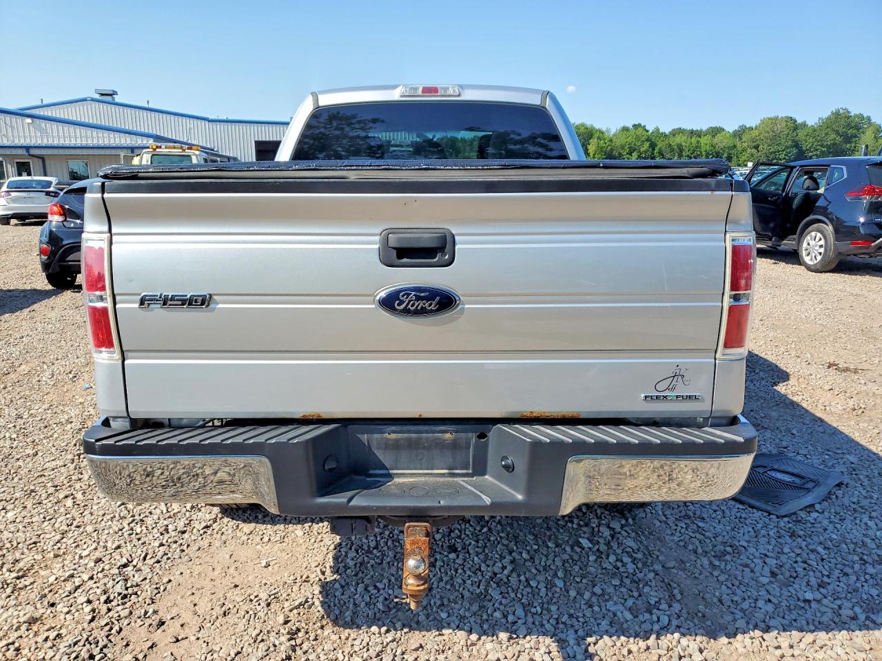 2013 Ford F150 Super Cab Silver vin: 1FTEX1EM3DFA25027