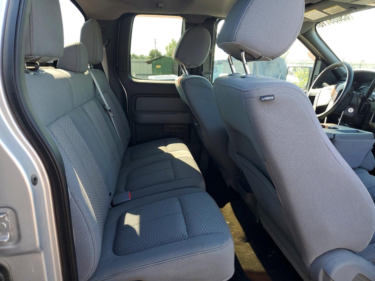 2013 Ford F150 Super Cab Silver vin: 1FTEX1EM3DFA25027