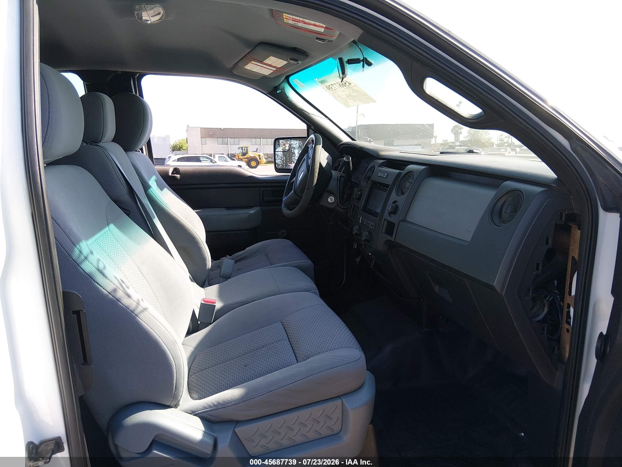 2013 Ford F-150 Xl White vin: 1FTEX1EM3DKD30292