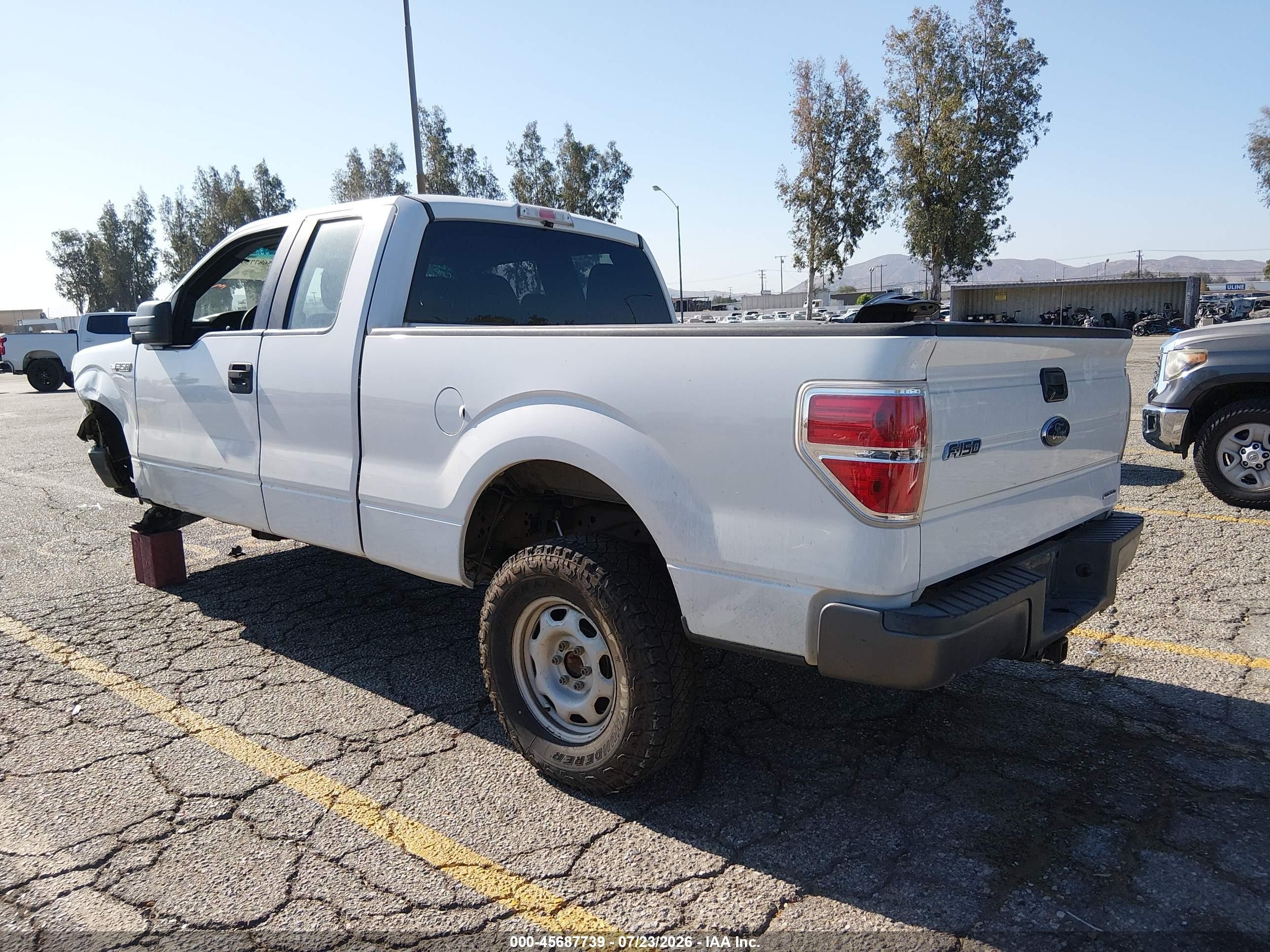 2013 Ford F-150 Xl White vin: 1FTEX1EM3DKD30292