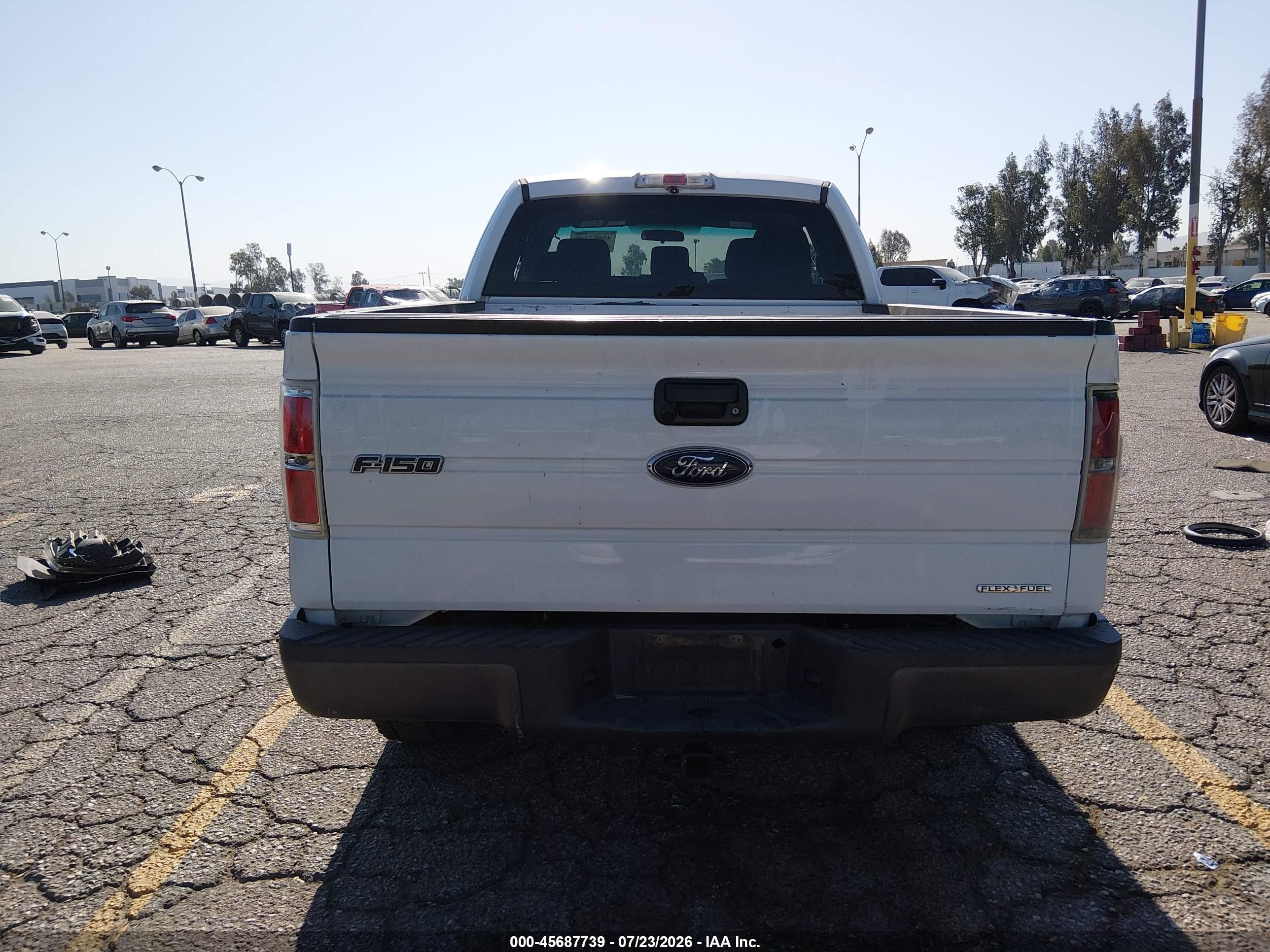 2013 Ford F-150 Xl White vin: 1FTEX1EM3DKD30292