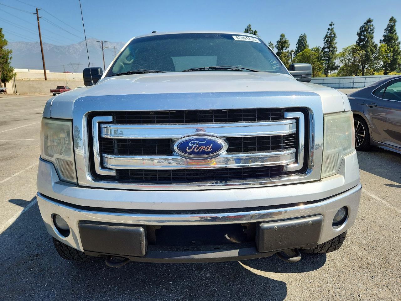 2014 Ford F150 Super Cab Silver vin: 1FTEX1EM3EFA39737