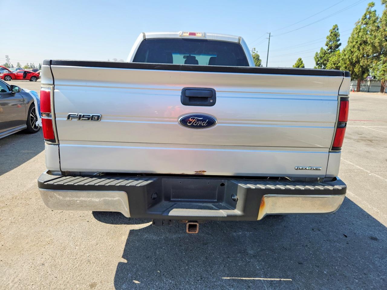 2014 Ford F150 Super Cab Silver vin: 1FTEX1EM3EFA39737