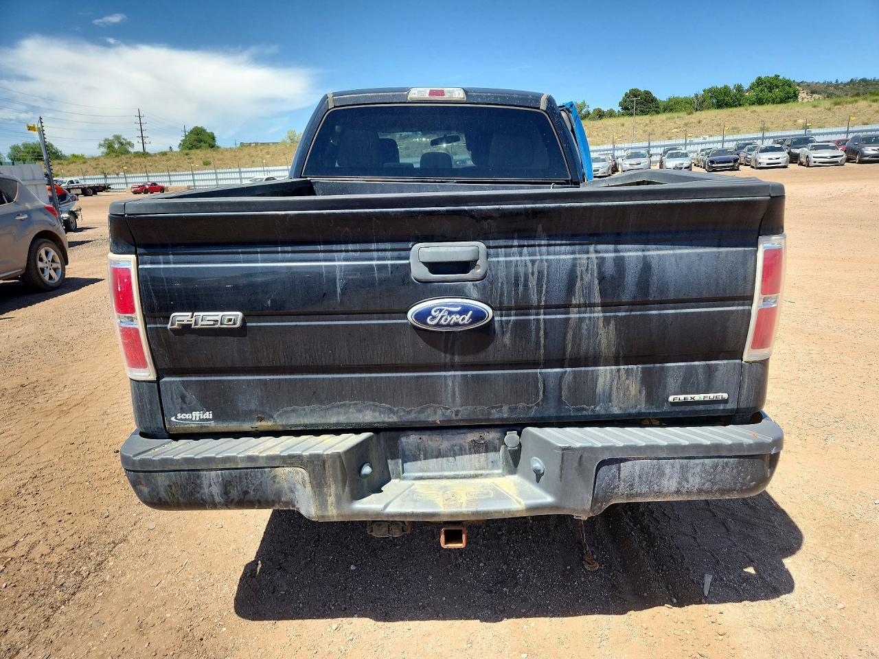 2014 Ford F150 Super Cab Black vin: 1FTEX1EM3EFC52929