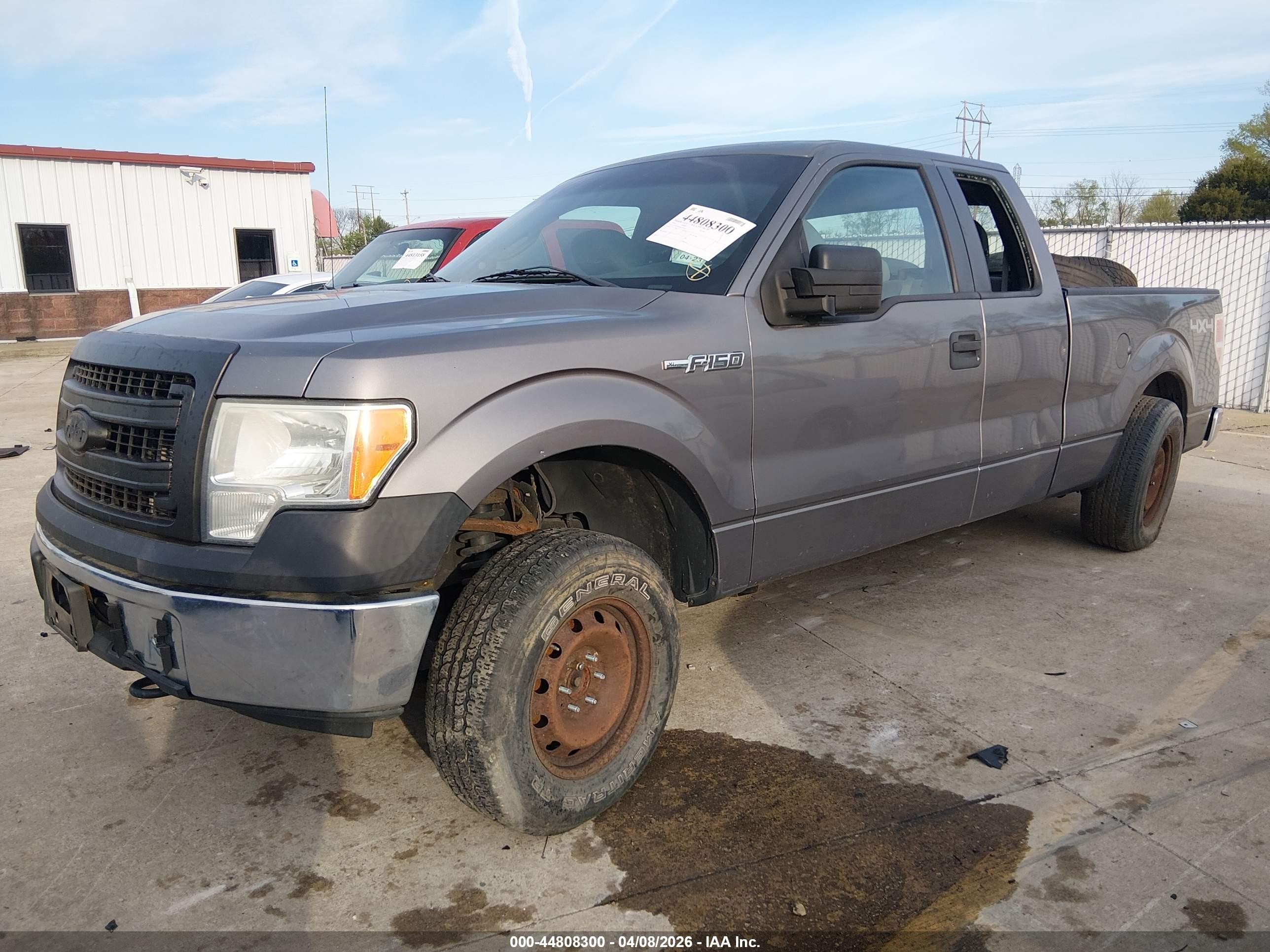 2014 Ford F-150 Xl Gray vin: 1FTEX1EM3EKE63619