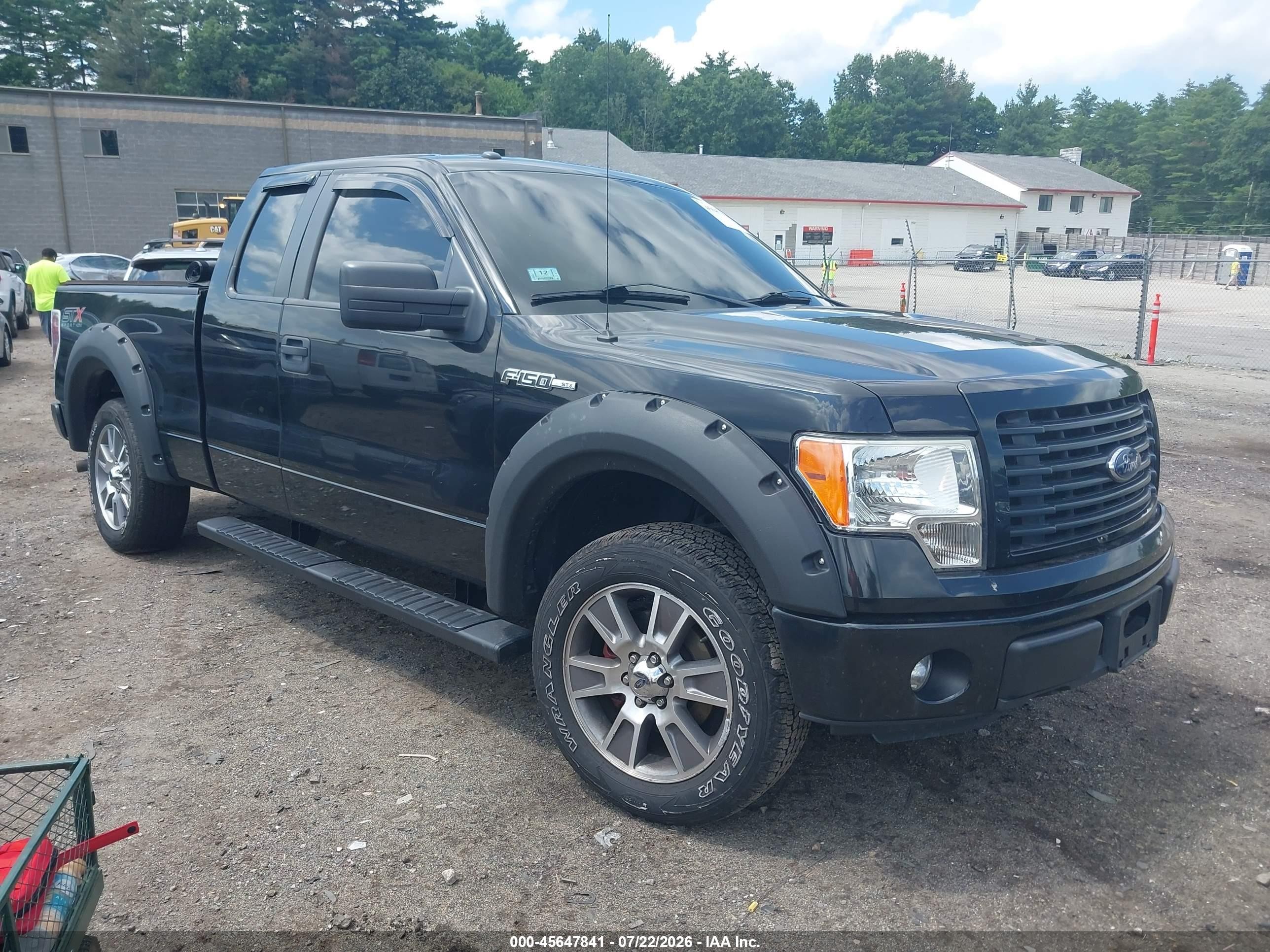 2014 Ford F-150 Stx Black vin: 1FTEX1EM3EKG01837