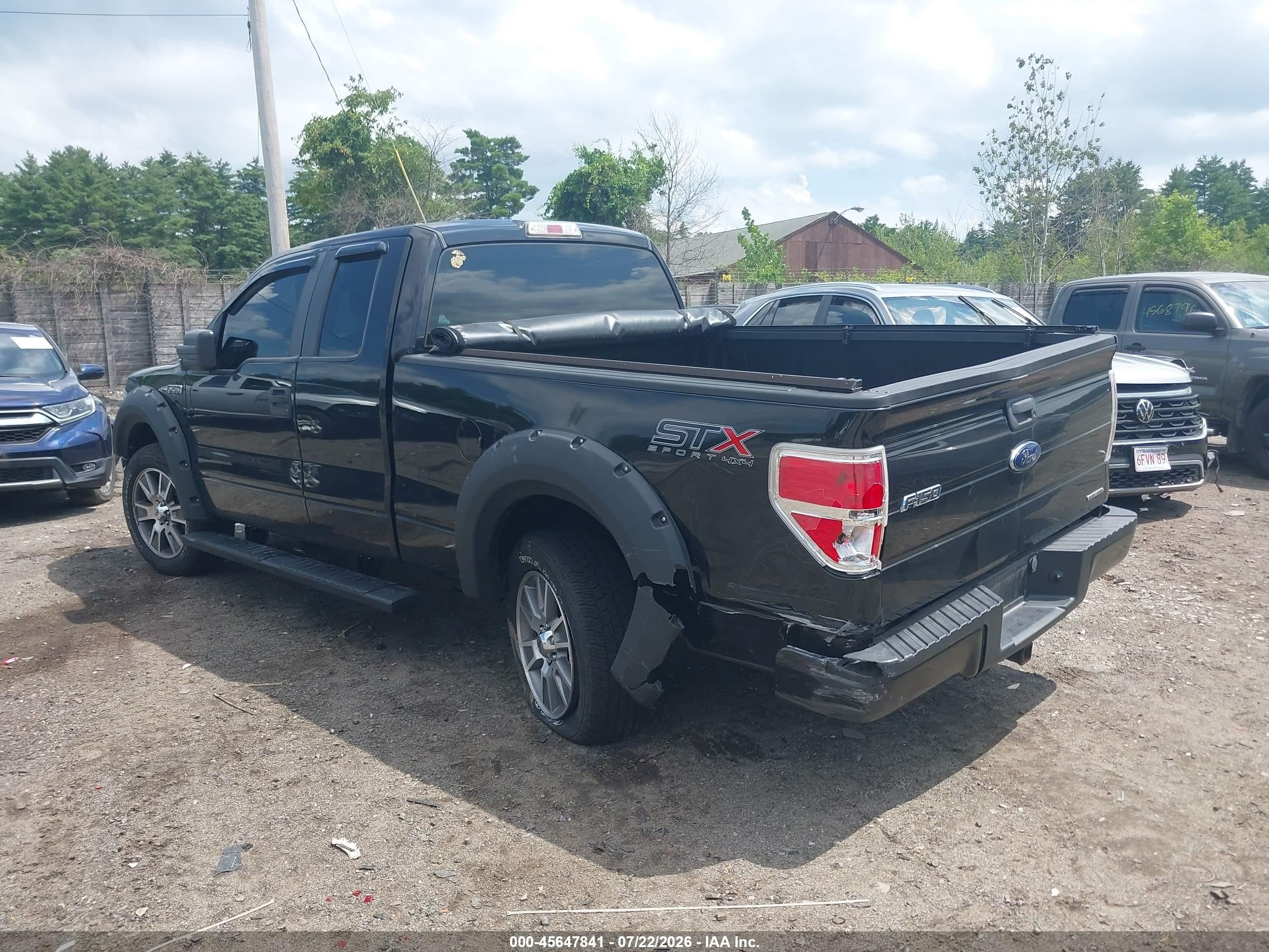 2014 Ford F-150 Stx Black vin: 1FTEX1EM3EKG01837