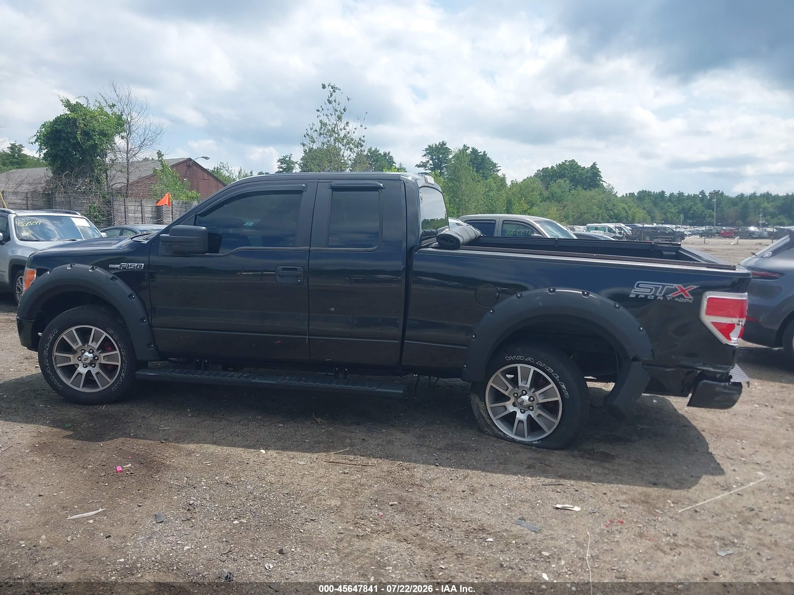 2014 Ford F-150 Stx Black vin: 1FTEX1EM3EKG01837