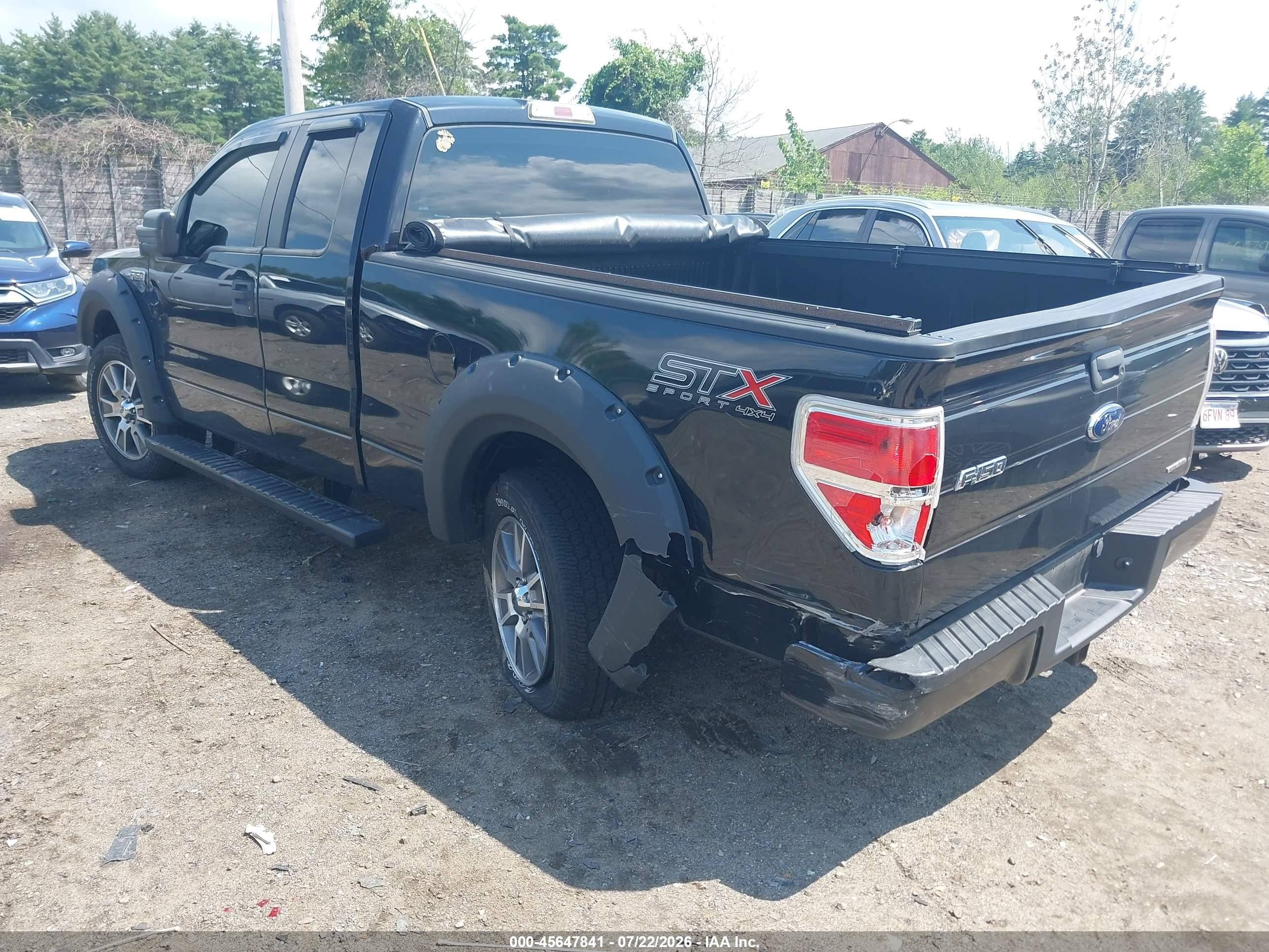2014 Ford F-150 Stx Black vin: 1FTEX1EM3EKG01837