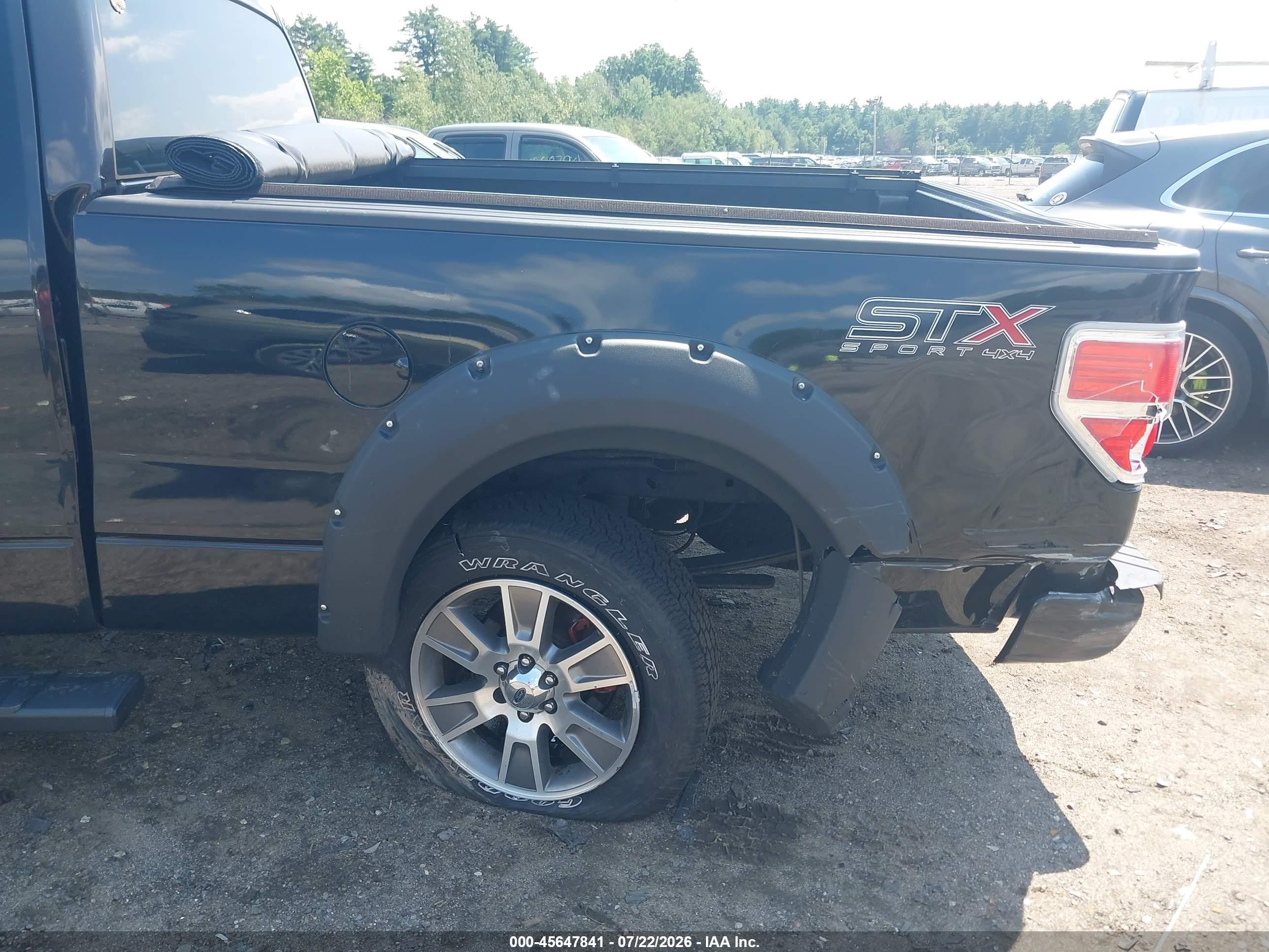 2014 Ford F-150 Stx Black vin: 1FTEX1EM3EKG01837