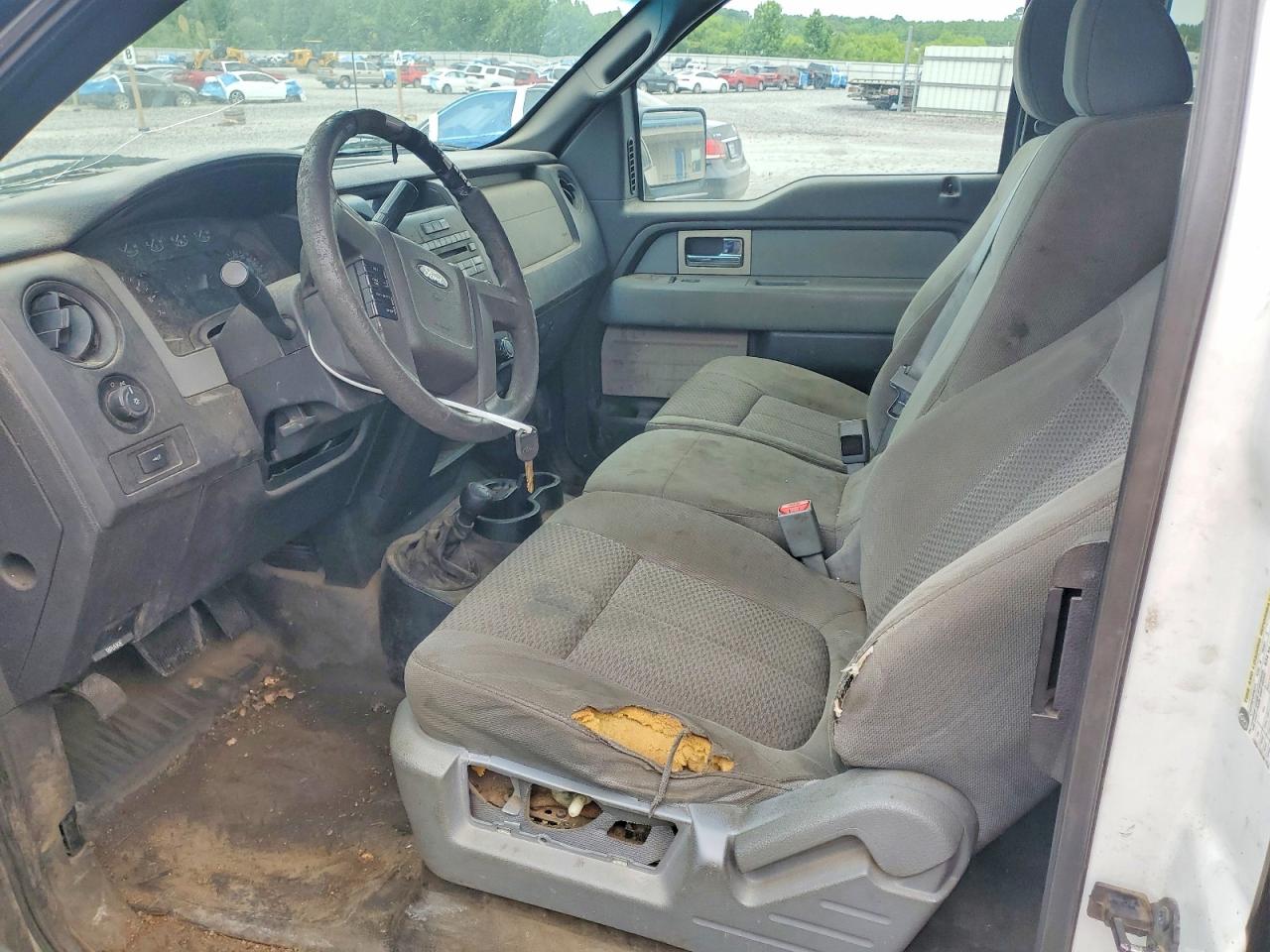 2011 Ford F150 Super Cab White vin: 1FTEX1EM4BFB93563
