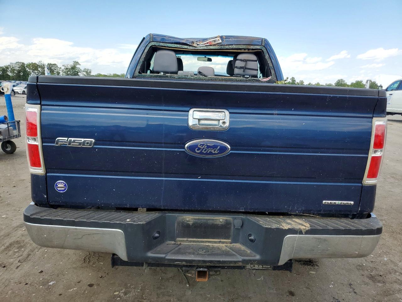 2014 Ford F150 Super Cab Blue vin: 1FTEX1EM4EFA94276