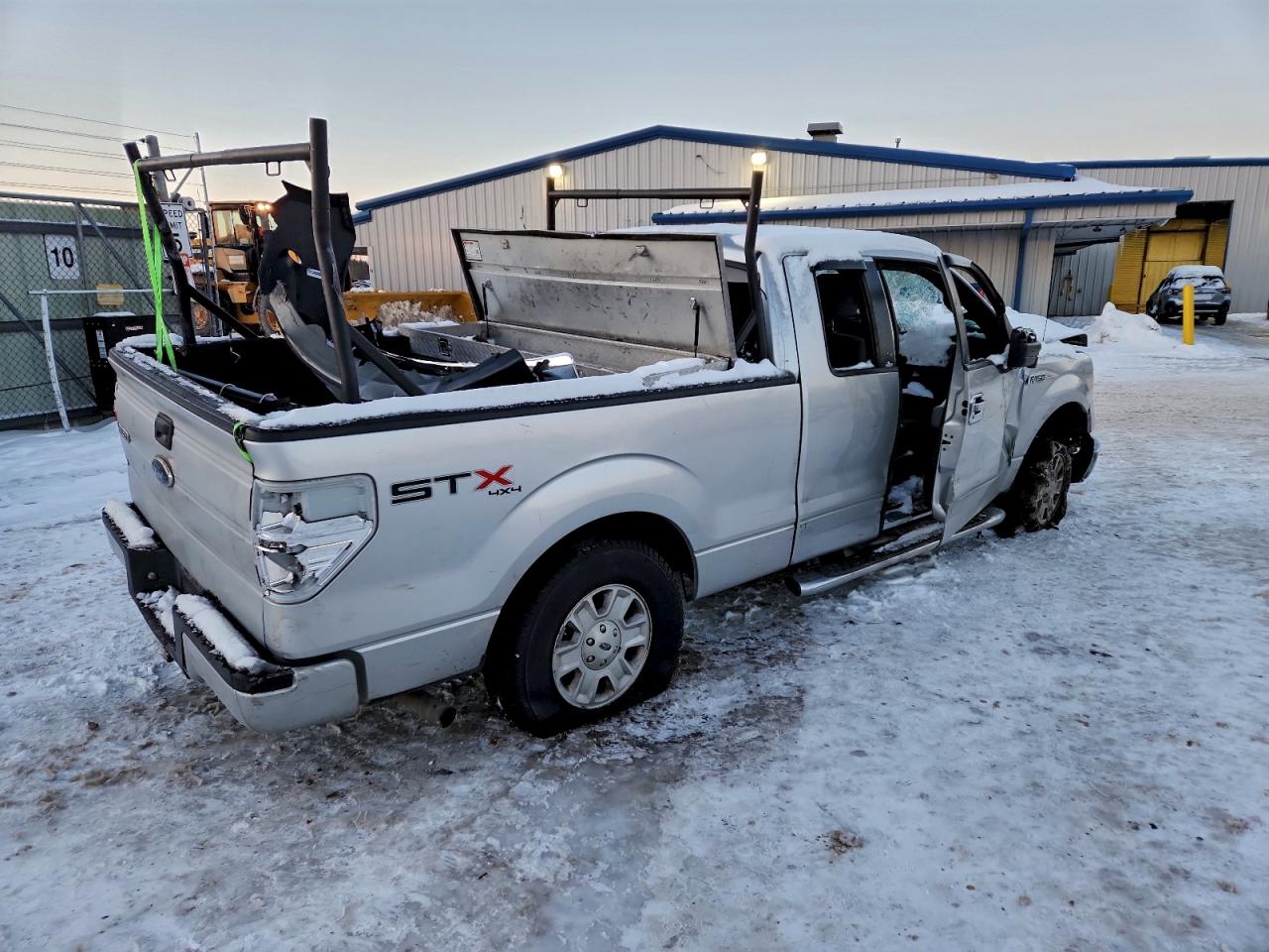 2011 Ford F150 Super Cab Silver vin: 1FTEX1EM5BFB79963