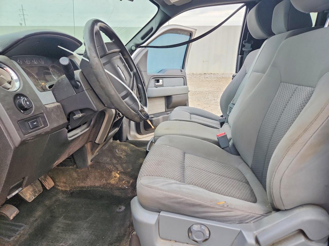 2012 Ford F150 Super Cab Gray vin: 1FTEX1EM5CFA75328