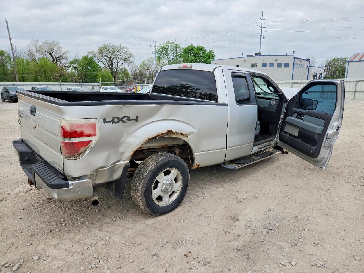 2012 Ford F150 Super Cab Gray vin: 1FTEX1EM5CFA75328
