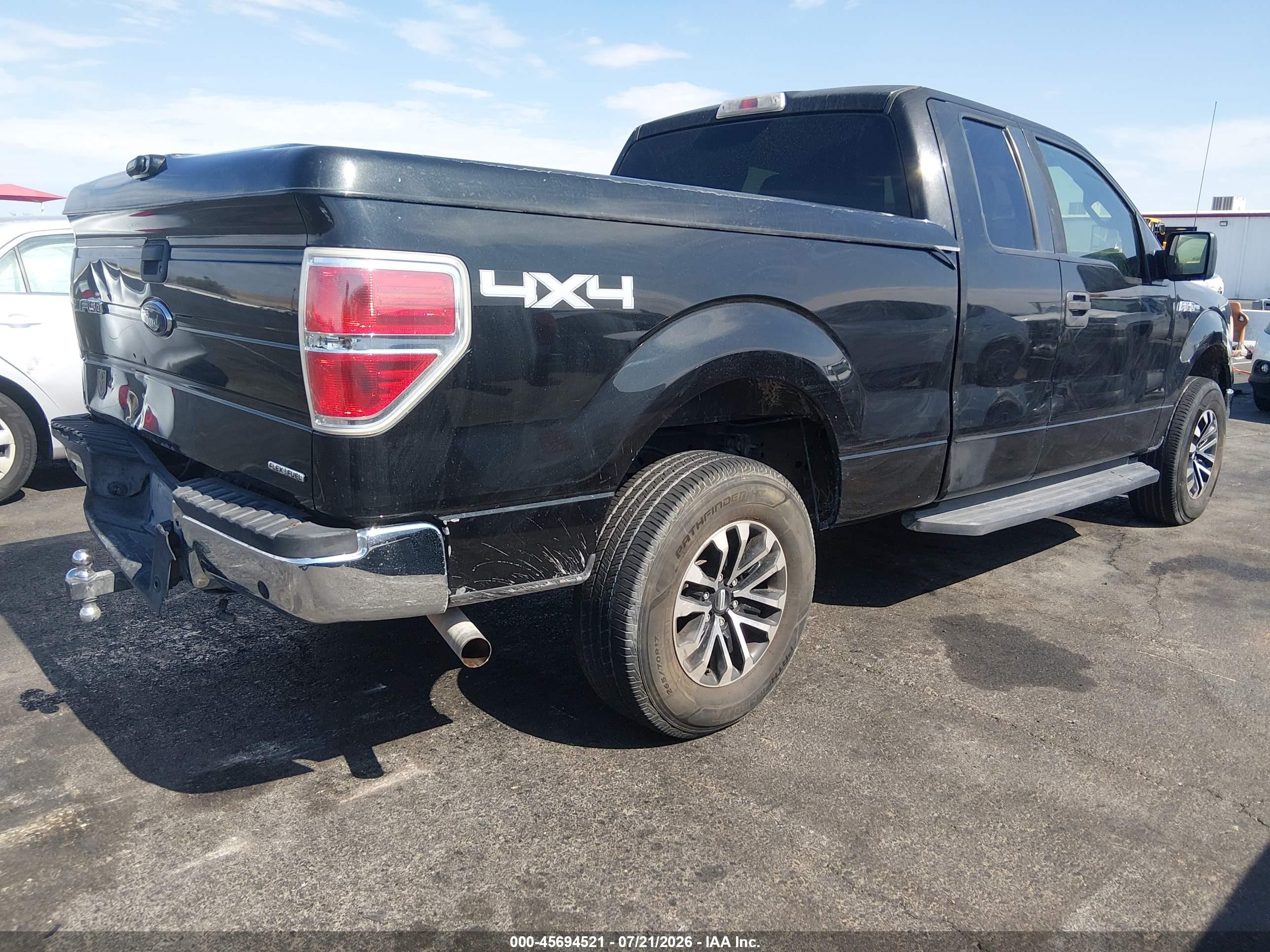 2013 Ford F-150 Xlt Black vin: 1FTEX1EM5DKF61792