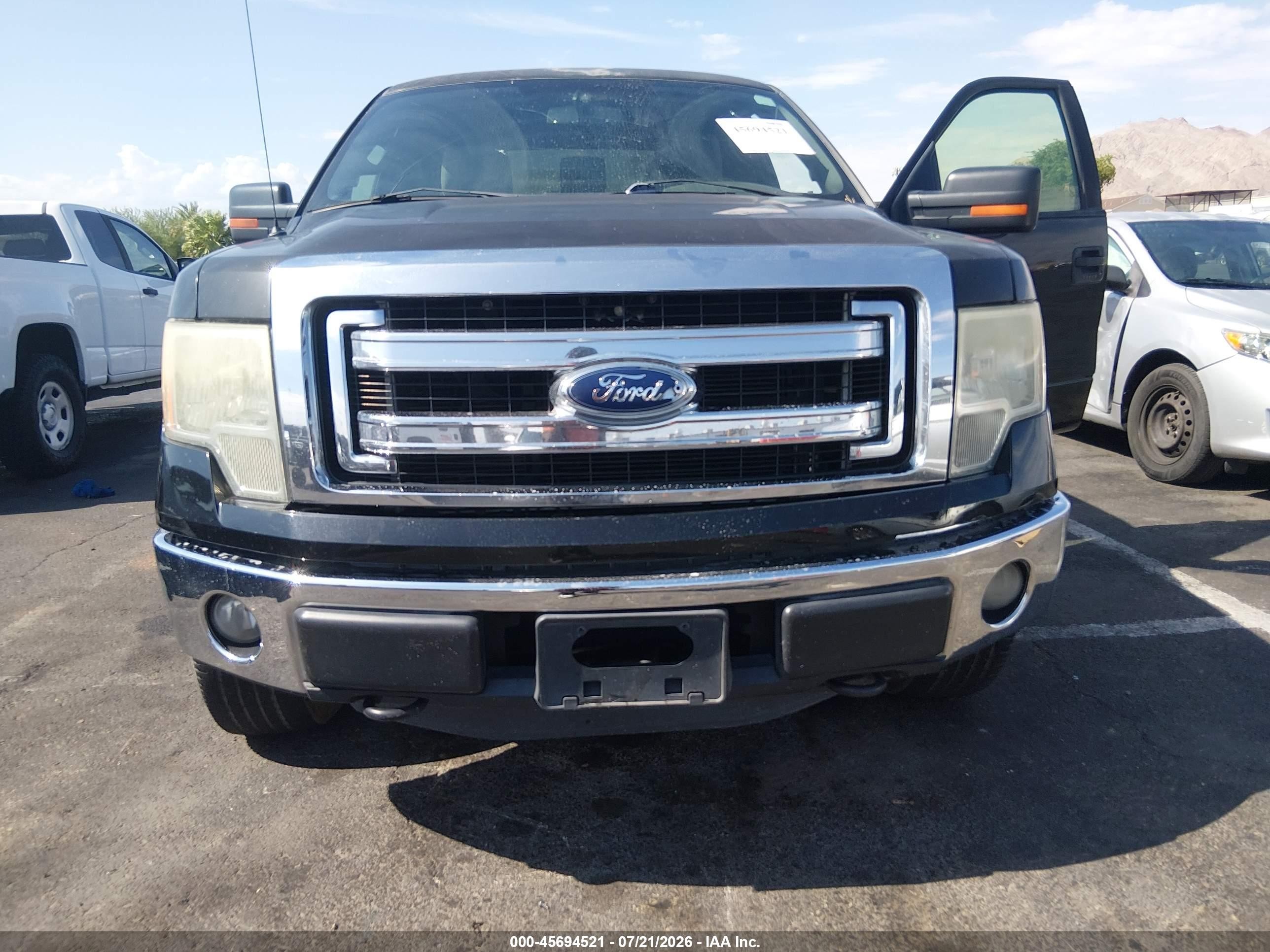 2013 Ford F-150 Xlt Black vin: 1FTEX1EM5DKF61792