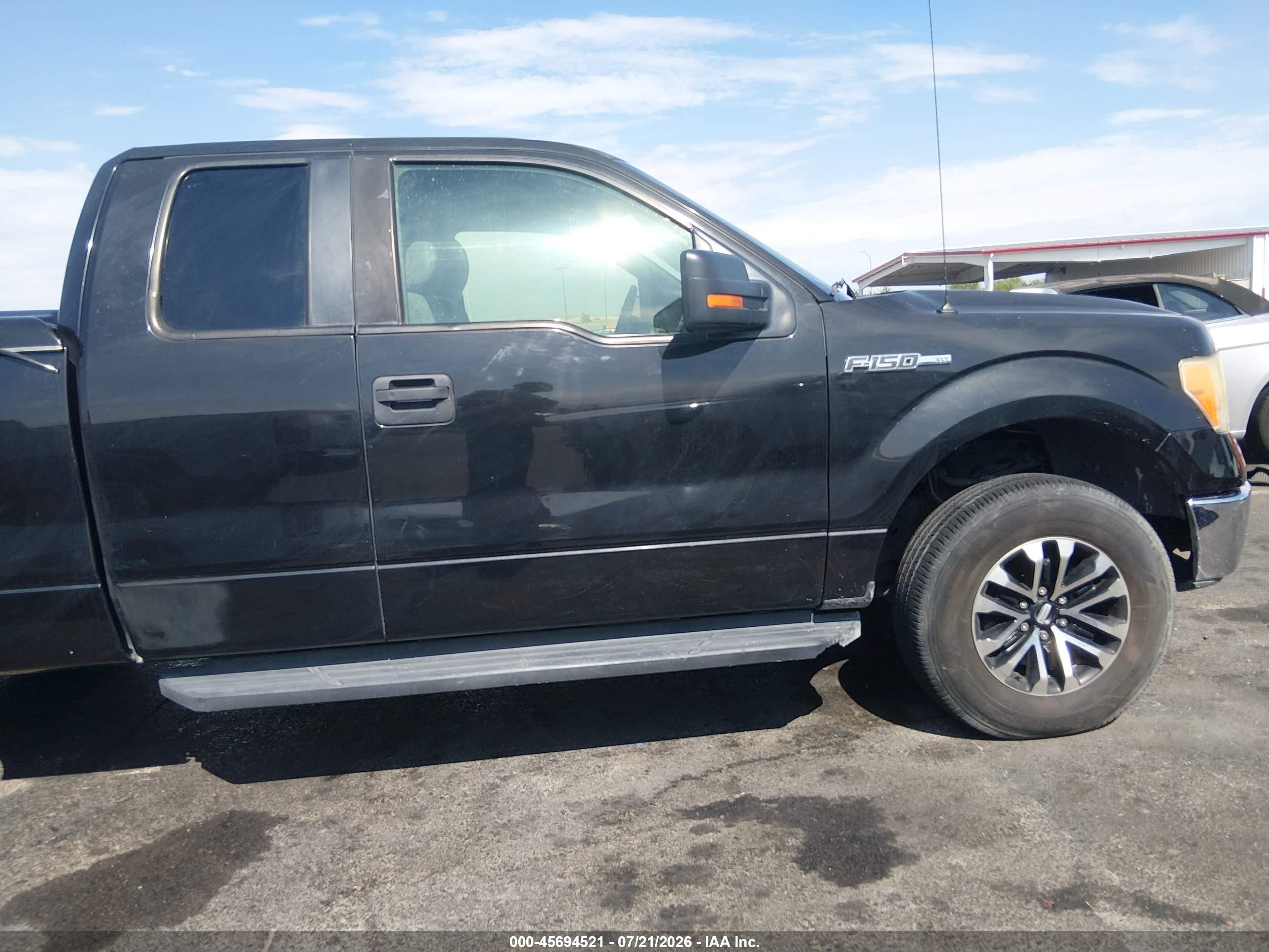 2013 Ford F-150 Xlt Black vin: 1FTEX1EM5DKF61792