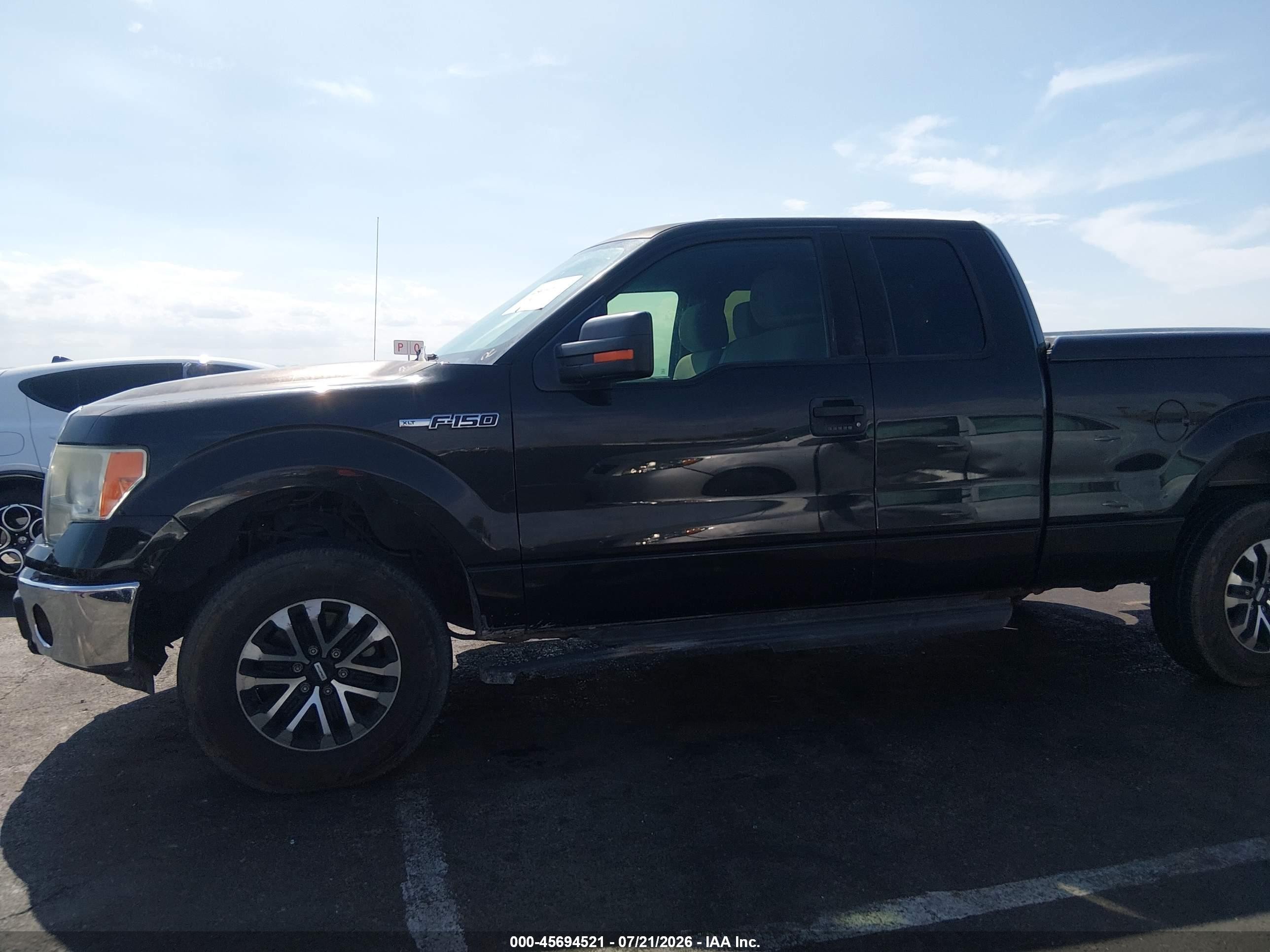 2013 Ford F-150 Xlt Black vin: 1FTEX1EM5DKF61792