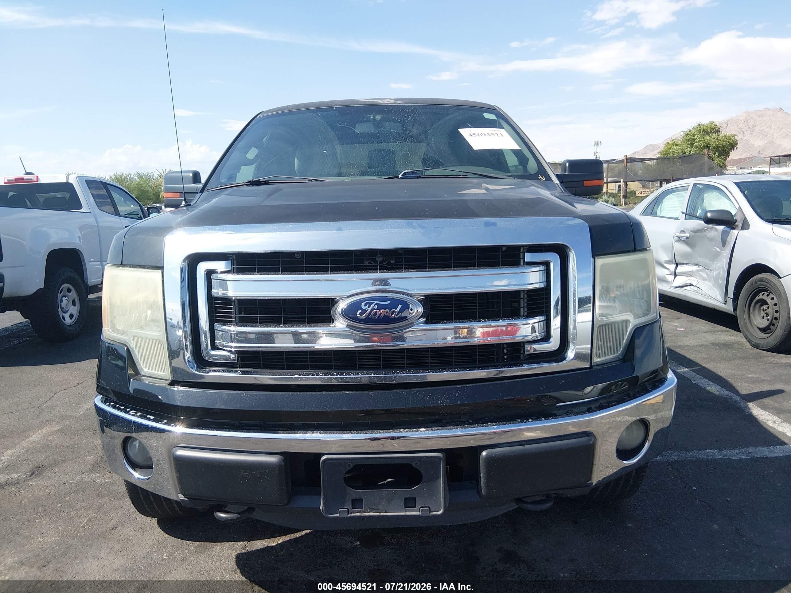 2013 Ford F-150 Xlt Black vin: 1FTEX1EM5DKF61792
