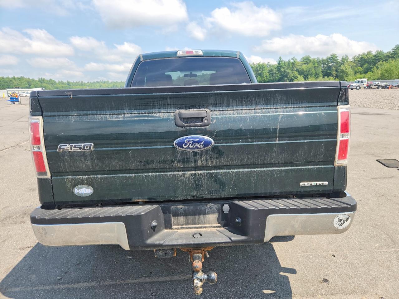 2014 Ford F150 Super Cab Green vin: 1FTEX1EM5EFB91857