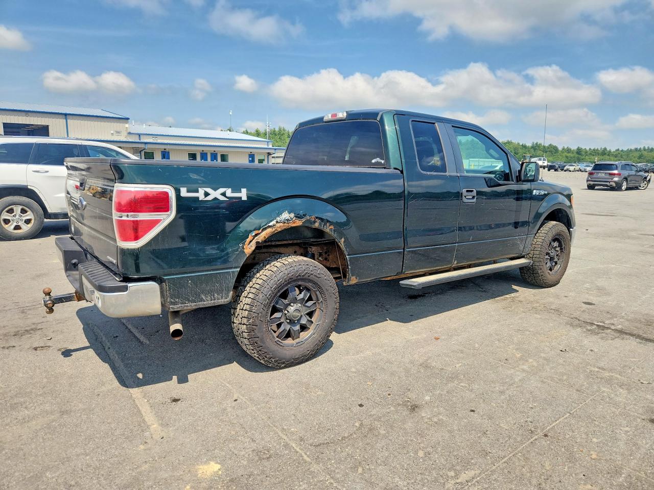 2014 Ford F150 Super Cab Green vin: 1FTEX1EM5EFB91857