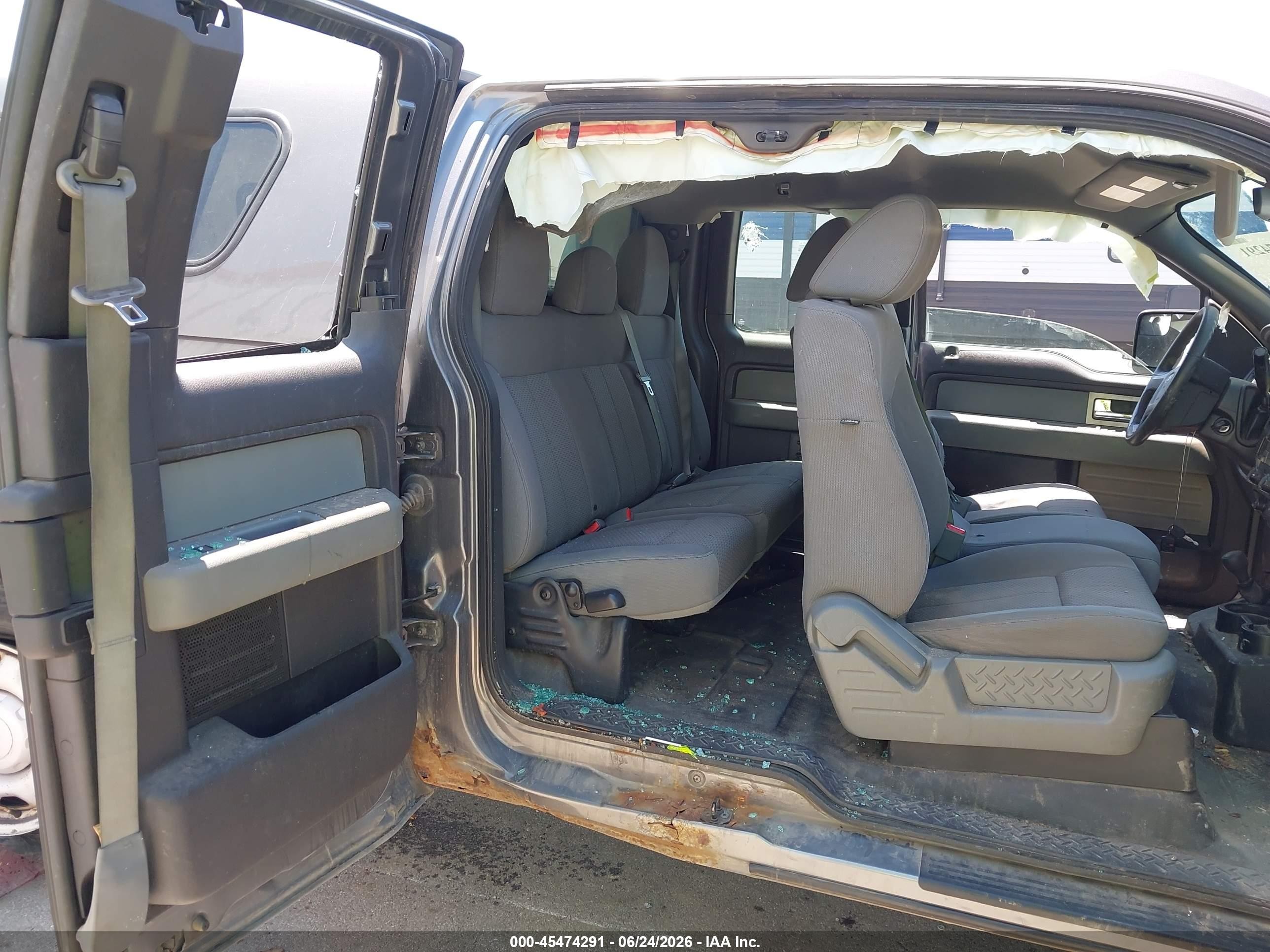 2011 Ford F-150 Stx/xl/xlt Gray vin: 1FTEX1EM6BFA86336