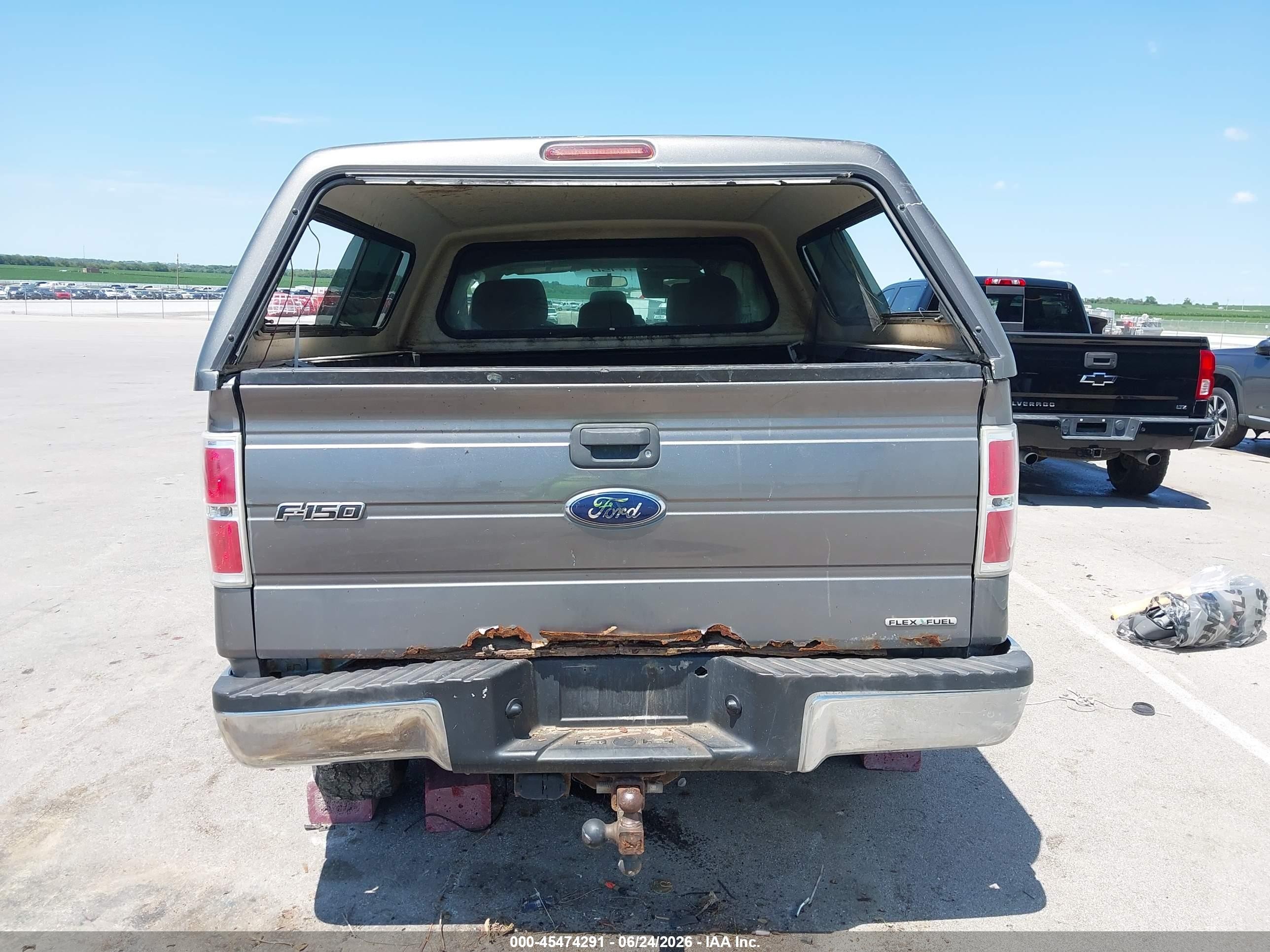 2011 Ford F-150 Stx/xl/xlt Gray vin: 1FTEX1EM6BFA86336
