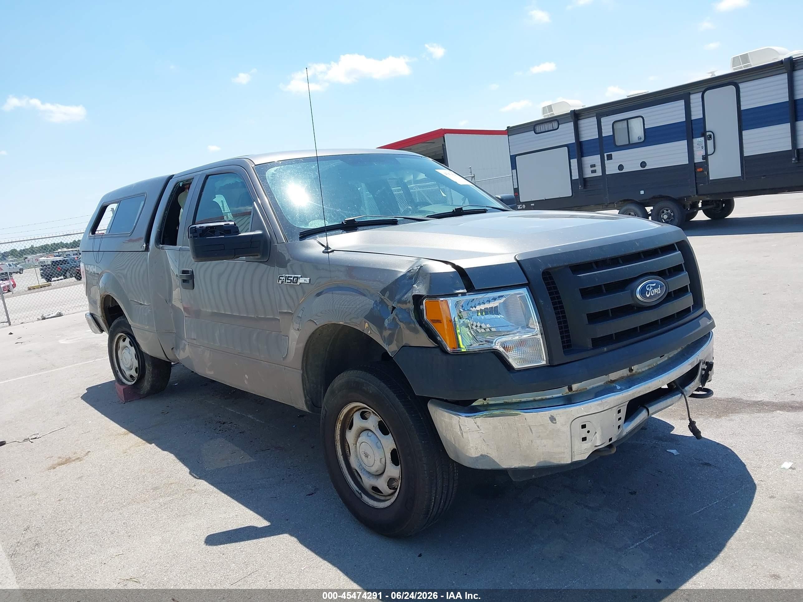 2011 Ford F-150 Stx/xl/xlt Gray vin: 1FTEX1EM6BFA86336