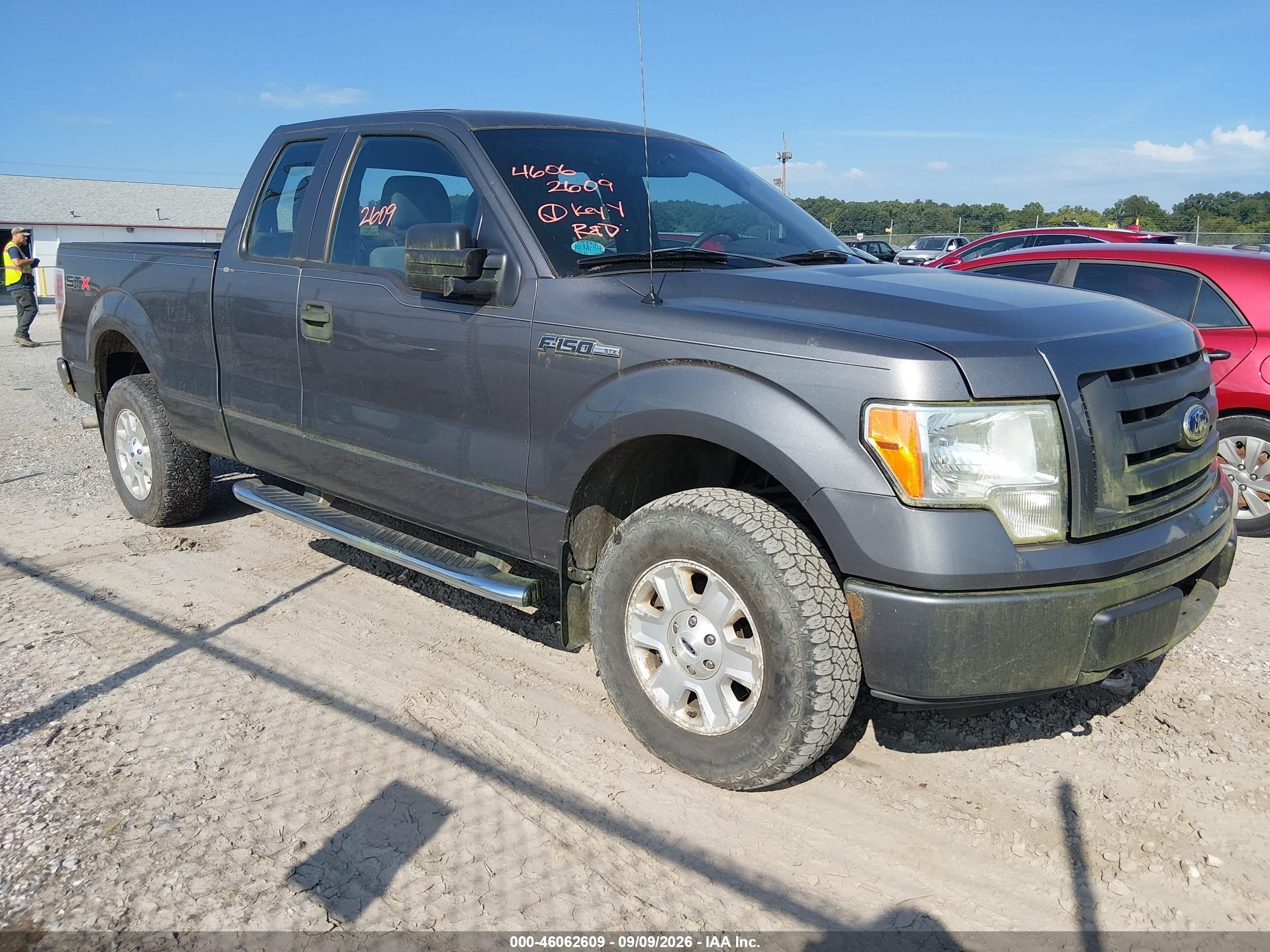 2011 Ford F-150 Stx Gray vin: 1FTEX1EM6BFB20095
