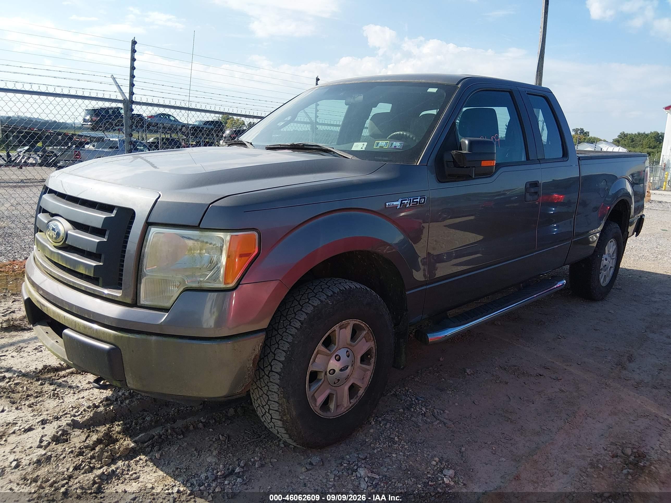 2011 Ford F-150 Stx Gray vin: 1FTEX1EM6BFB20095