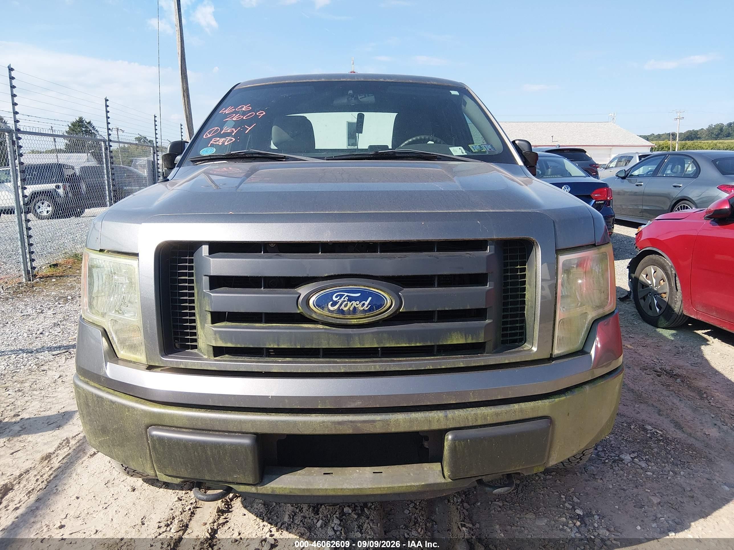 2011 Ford F-150 Stx Gray vin: 1FTEX1EM6BFB20095