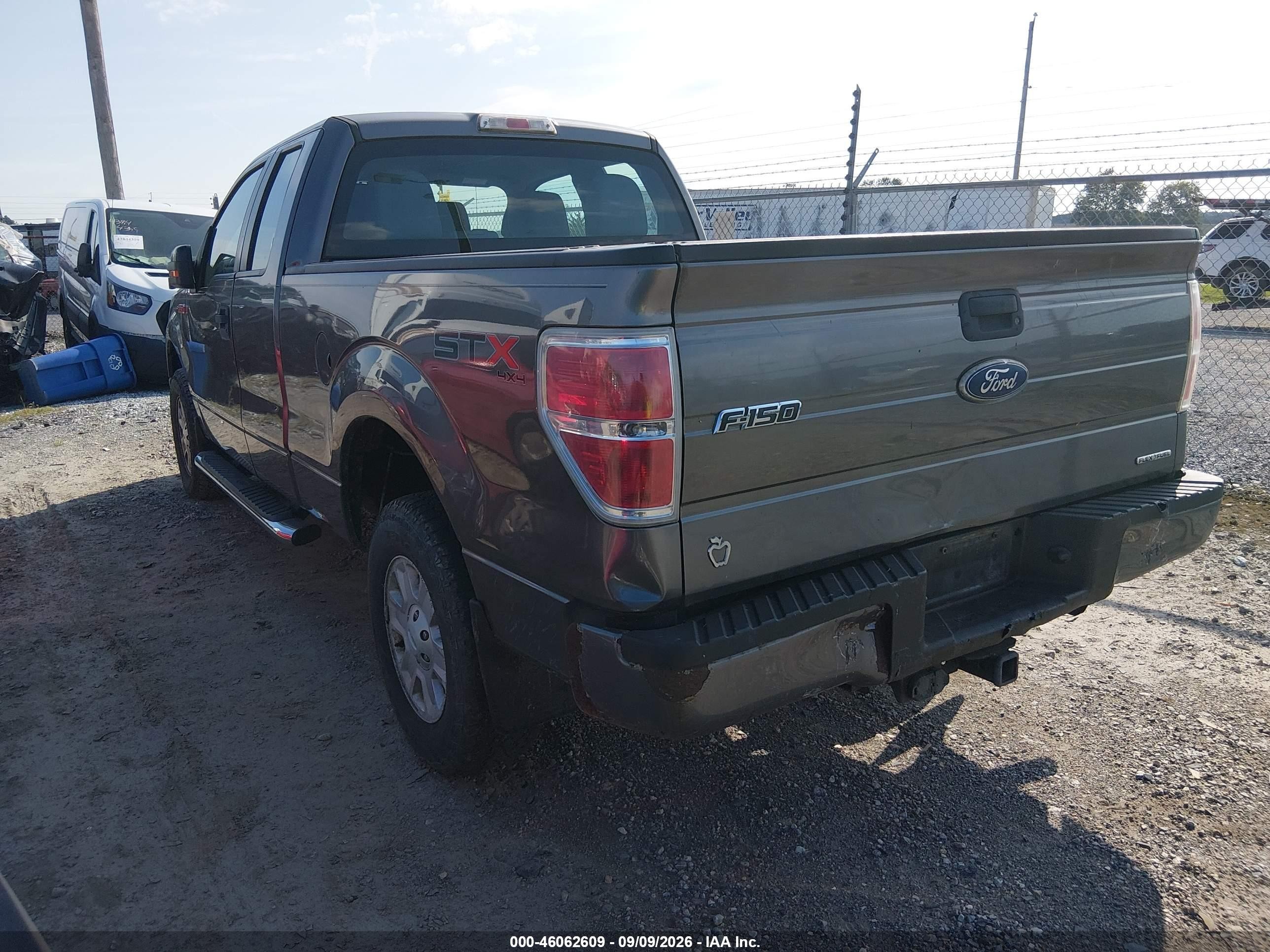 2011 Ford F-150 Stx Gray vin: 1FTEX1EM6BFB20095