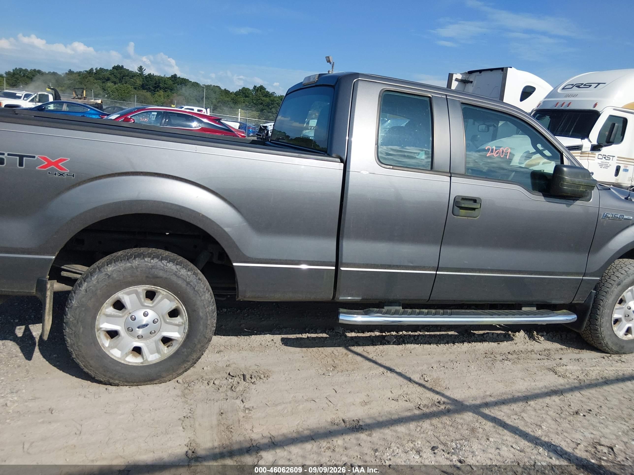 2011 Ford F-150 Stx Gray vin: 1FTEX1EM6BFB20095