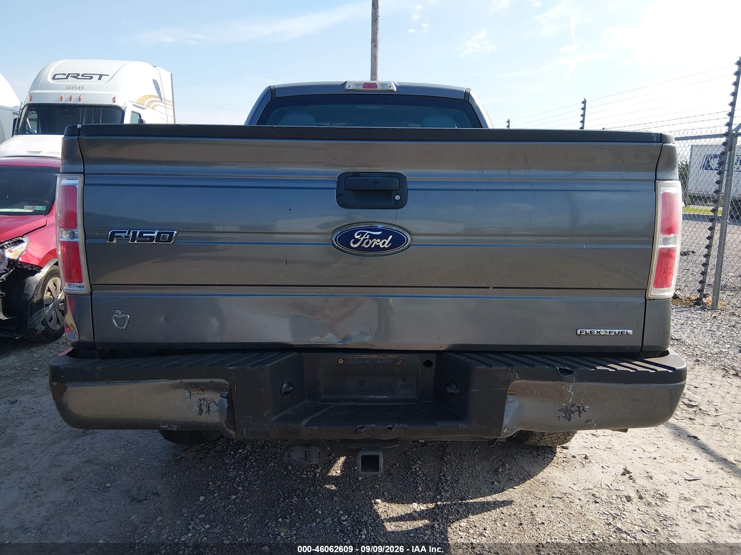 2011 Ford F-150 Stx Gray vin: 1FTEX1EM6BFB20095