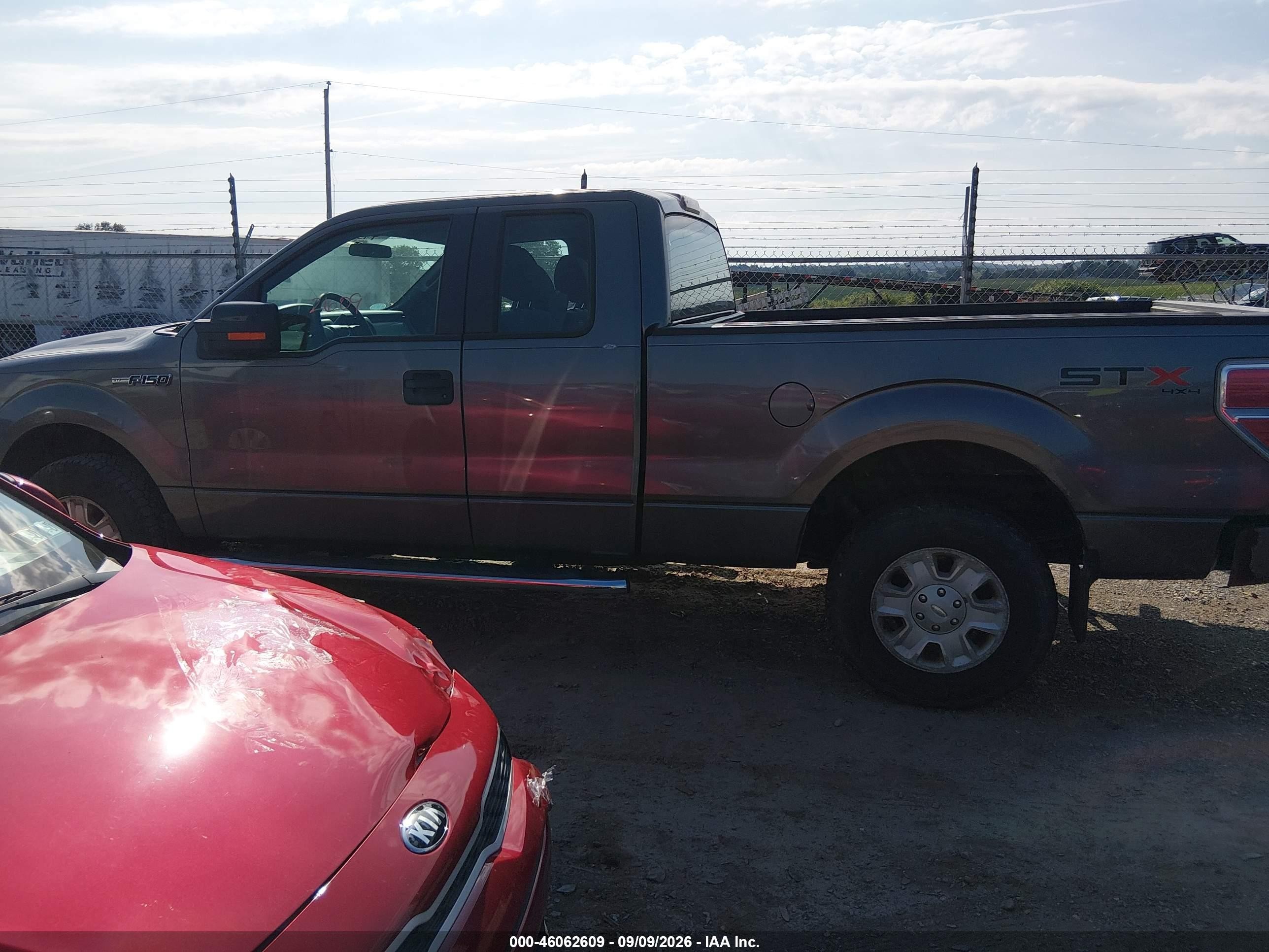 2011 Ford F-150 Stx Gray vin: 1FTEX1EM6BFB20095