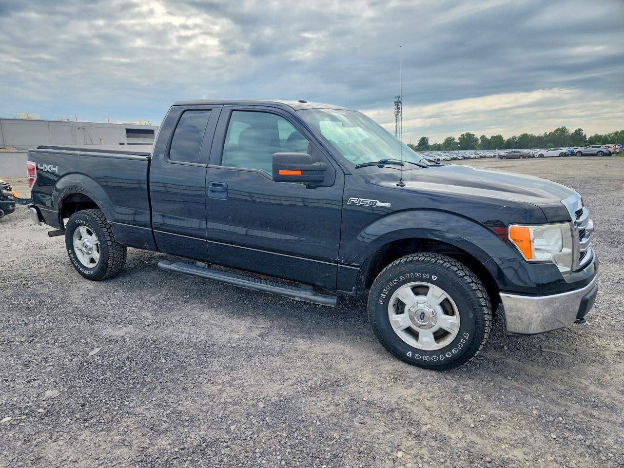 2013 Ford F150 Super Cab Black vin: 1FTEX1EM6DFD50741