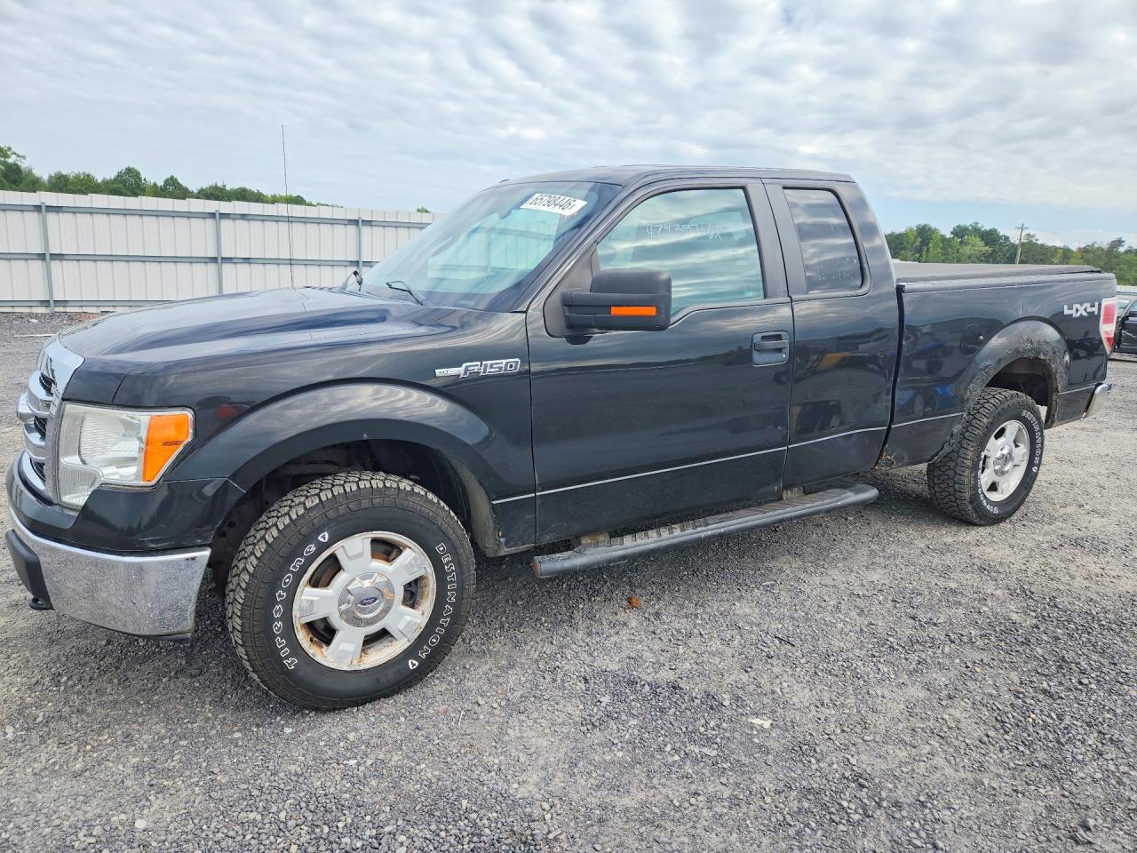2013 Ford F150 Super Cab Black vin: 1FTEX1EM6DFD50741