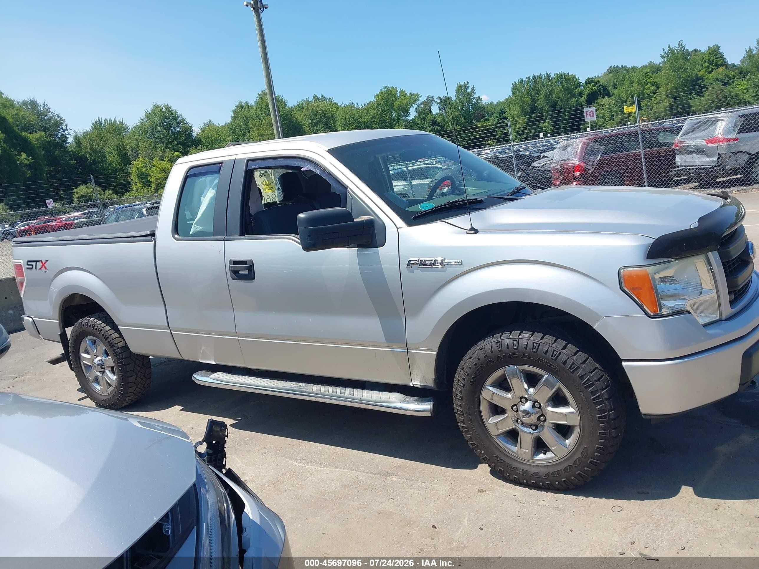 2014 Ford F-150 Stx Silver vin: 1FTEX1EM6EFA22091