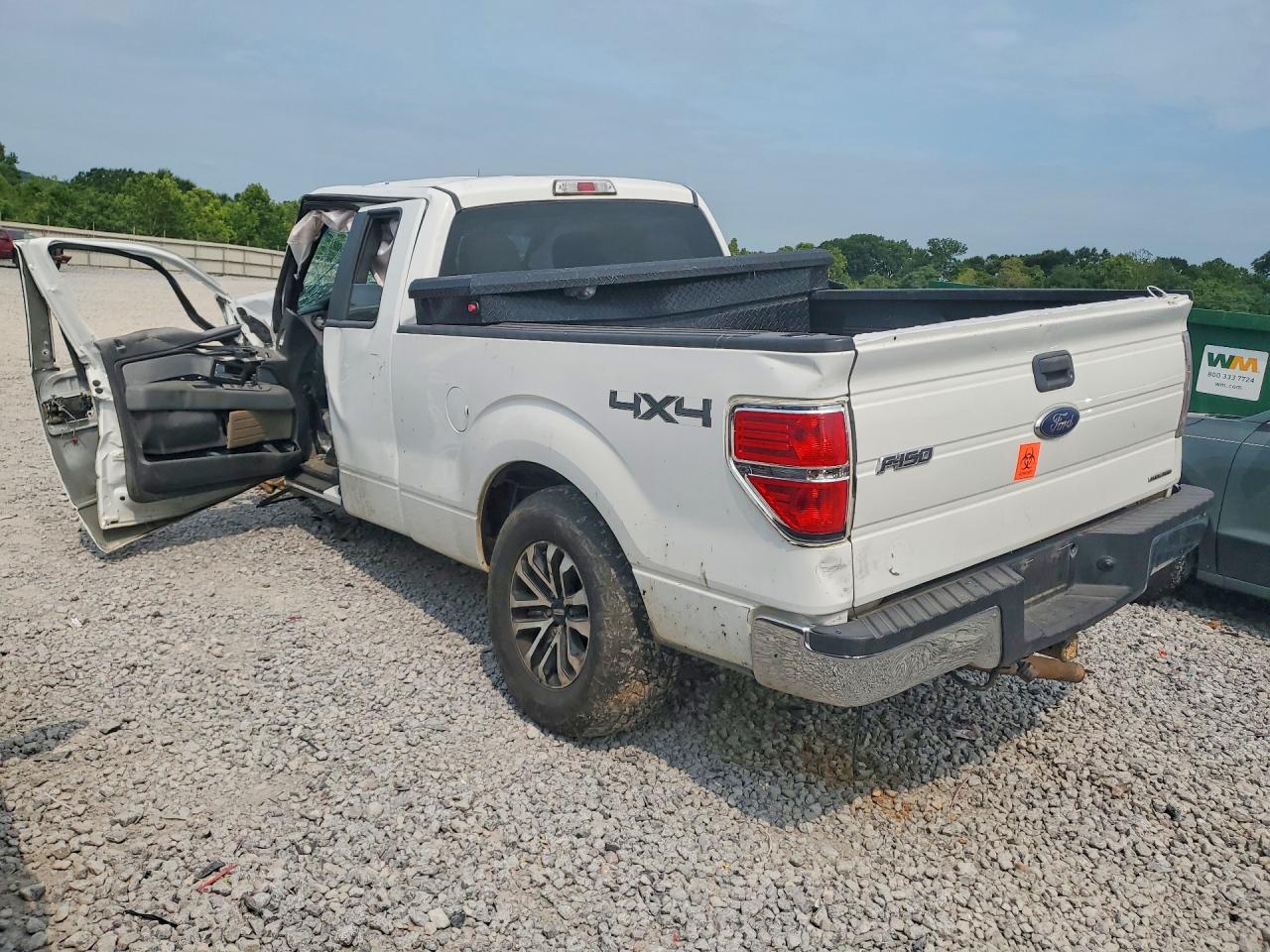 2014 Ford F150 Super Cab Белый vin: 1FTEX1EM6EFB98722