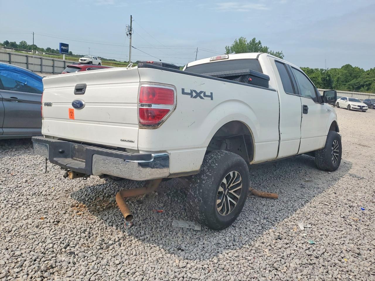 2014 Ford F150 Super Cab Белый vin: 1FTEX1EM6EFB98722