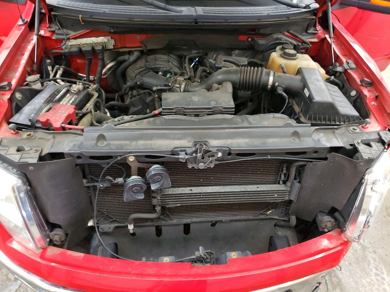 2012 Ford F150 Super Cab Red vin: 1FTEX1EM7CFA80322