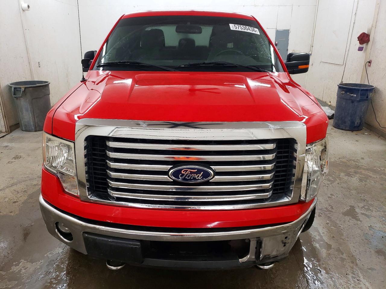 2012 Ford F150 Super Cab Red vin: 1FTEX1EM7CFA80322