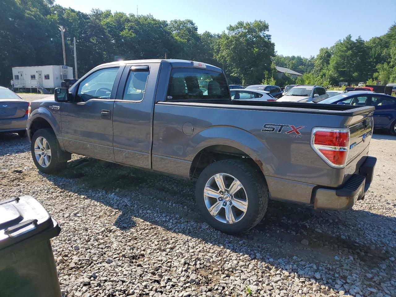 2014 Ford F150 Super Cab Серый vin: 1FTEX1EM7EFB54051