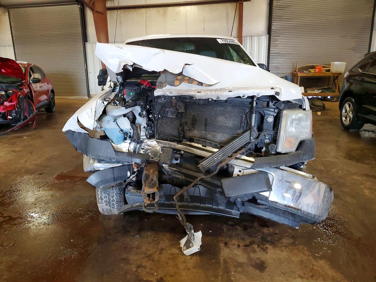 2014 Ford F150 Super Cab White vin: 1FTEX1EM7EFD12498